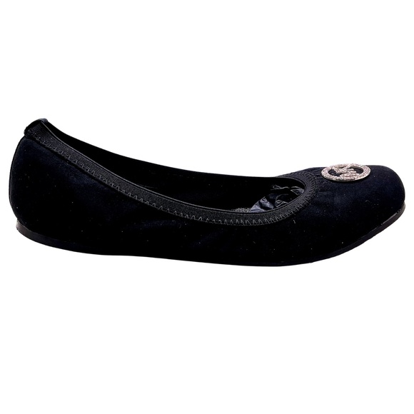 MICHAEL KORS Ballet Flats Black Size 6 - Picture 2 of 4